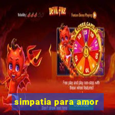 simpatia para amor